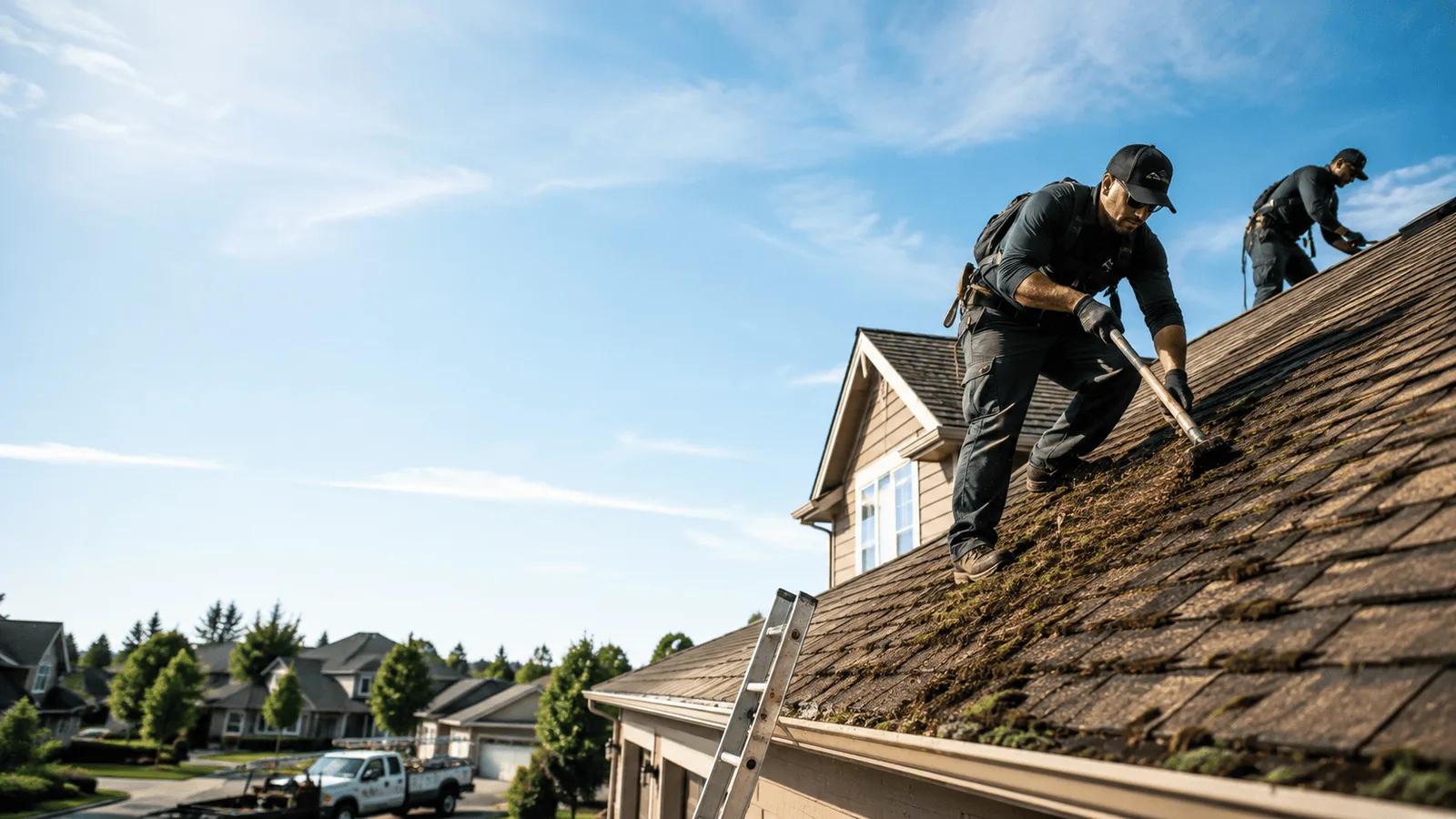 Roof Moss Removal in Lisbon Falls, ME near me